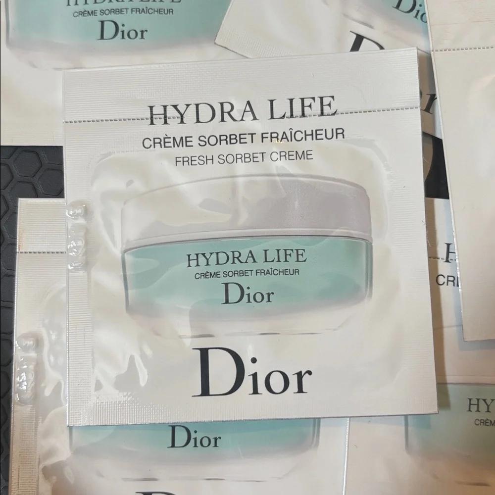 🔅5/$20 6- Dior Hydra Life Fresh Sorbet Crème sample packets - Picture 2 of 2